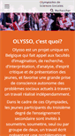 Mobile Screenshot of olysso.be
