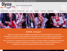 Tablet Screenshot of olysso.be